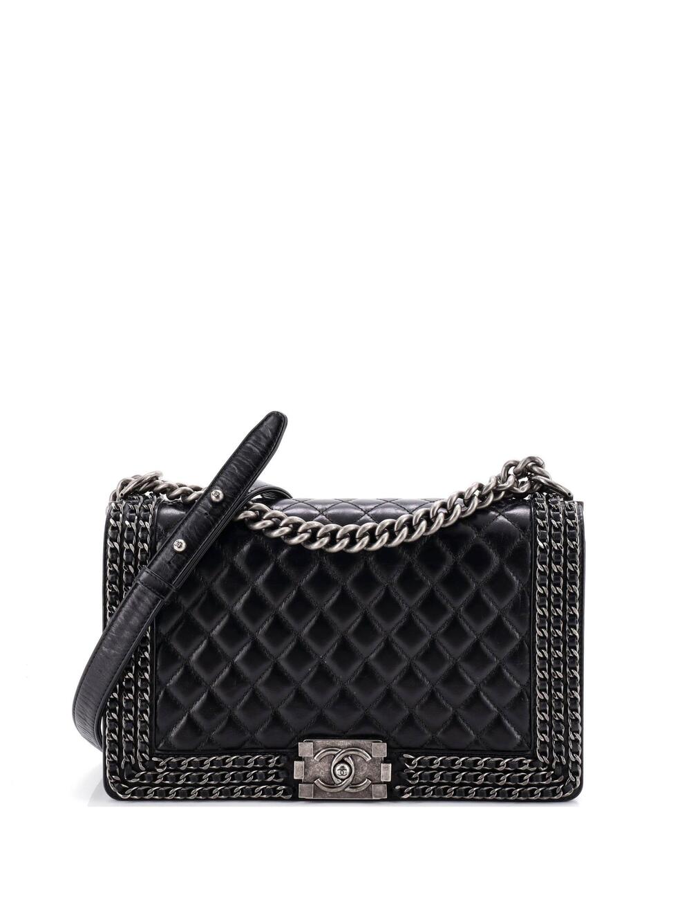 Chanel Chained Boy Flap Bag Quilted #327240C33B